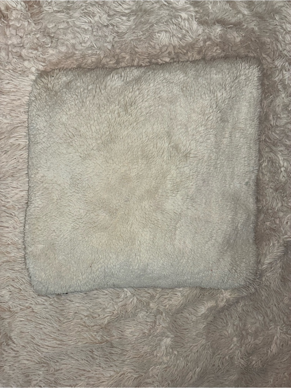 Soft Plush Faux Fur Square Throw Pillow